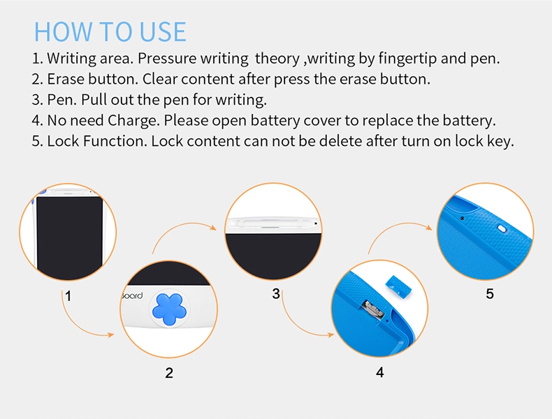 Colorful LCD Writing Board